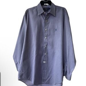 Ralph Lauren Classic Fit Men's Dress Shirt 17 1/2